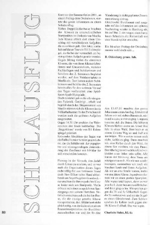 Schulausflug