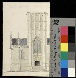 Westfassade von Notre-Dame-de-la-Chapelle