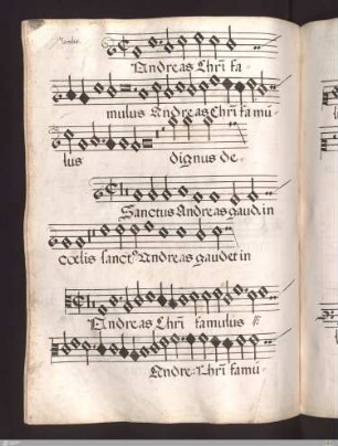 Morales : Andreas Christi famulus