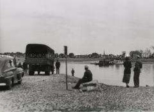 Überfahrt an der Elbe