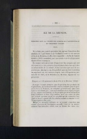 Ile de la Reunion.