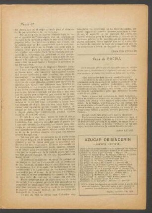 Ecos de "Patria"