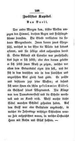 Zwölftes Kapitel. Das Duell.