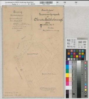 Nette (Dortmund), Bodelschwingh (Dortmund), Zusammenlegung Obernette-Bodelschwingh, Brouillonkartee I Mengede Flur 7