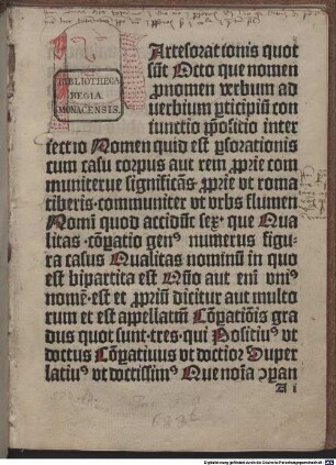 Ars minor