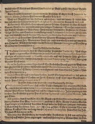 Teutsche Historische/ Politische/ und Geometrische Bücher.