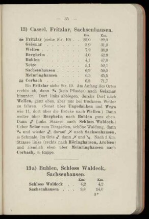 13a) Buhlen, Schloss Waldeck, Sachsenhausen
