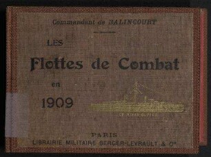 Les Flottes de Combat en 1909; Jg. 8