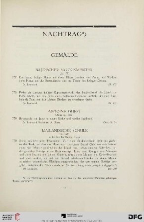 Nachtrag (Nr. 727-757)