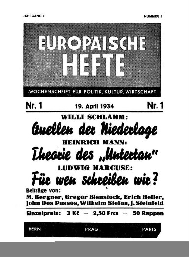 Titelseite einer Zeitung