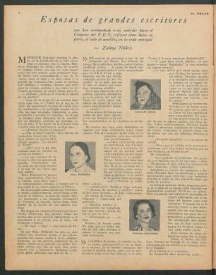 Esposas de grandes escritores