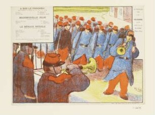 A Bas le progrès, Mademoiselle Julie, Le ménage brésile, troisième spectacle, aus: "Programme pour le Théâtre Libre"