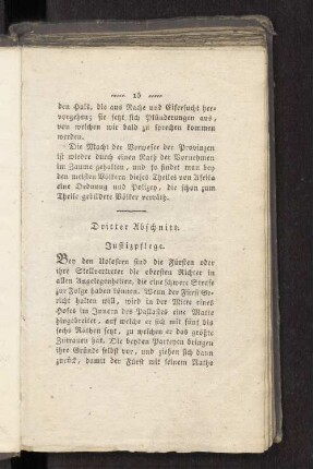 Dritter Abschnitt. Justizpflege.