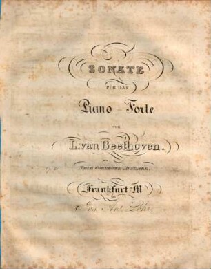 Sonate für das Piano-Forte : op. 81