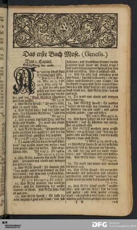 Das erste Buch Mose. (Genesis.)