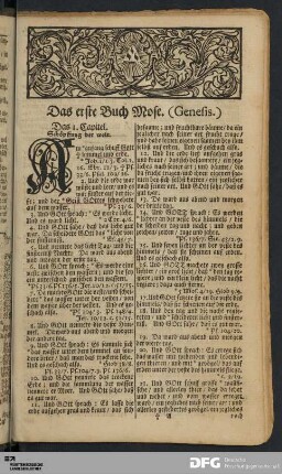 Das erste Buch Mose. (Genesis.)