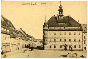 Oederan. Markt