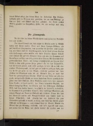 Die Löwengrube.