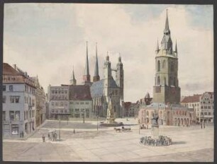 Halle, Marktplatz