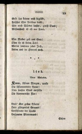 Lied. - Die Vollendung.