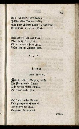 Lied. - Die Vollendung.