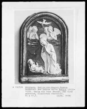 Maria, das Christuskind anbetend