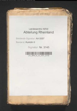 Duplikate kurkölnischer Edikte und Verordnungen