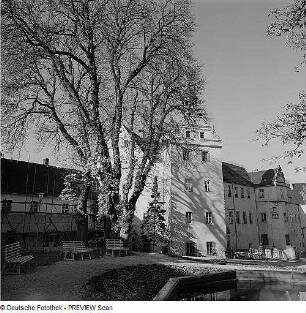 Lauenstein. Schloß (begonnen 1301/1400), Ostseite