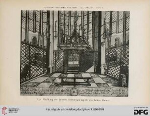 Alte Abbildung der früheren Dreikönigenkapelle des Kölner Domes