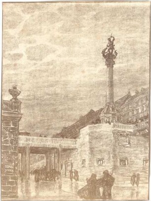 Fischer, Theodor; Köln; Rheinbrücke - Perspektive