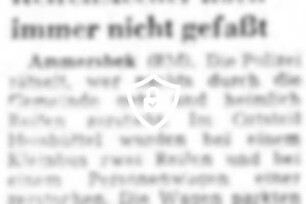 Reifenstecher noch immer nicht gefaßt