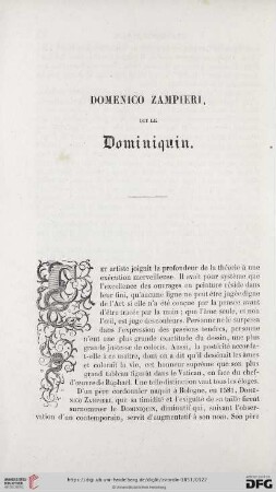 Domenico Zampieri dit le Dominiquin