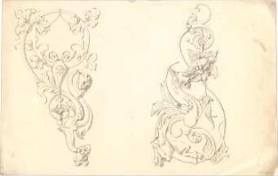 Zocher, Ernst; Fontainebleau; Ornamente - Ansichten