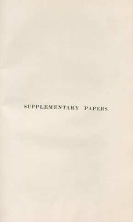 Supplementary papers