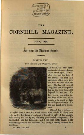 The Cornhill magazine. 30. 1874