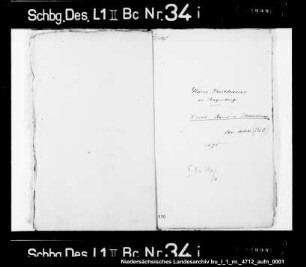 Schuldforderung des Hans Korthauer zu Hagenburg gegen Erich Hans von Münchhausen