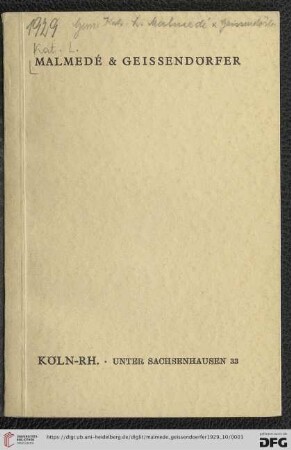 Malmedé & Geissendörfer