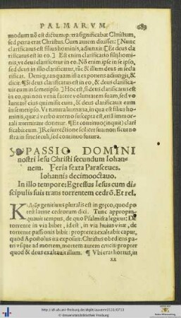 Passio Domini nostri Iesu Christi secundum Iohannem