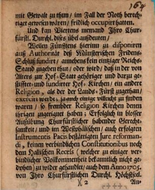Extract-Schreiben auß Heydelberg vom 26. Septembris 1719
