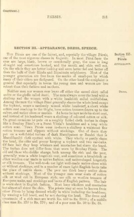 Section III. Appearance, dress, speech