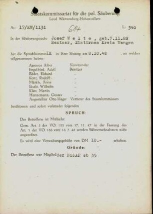 Welte, Josef