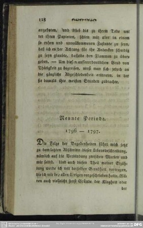 Neunte Periode. 1796 - 1797