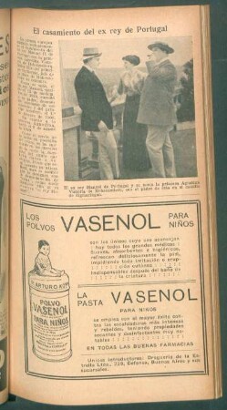 El casamiento del ex rey de Portugal