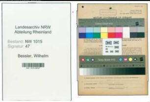 Entnazifizierung Wilhelm Bessler , geb. 04.08.1909 (Schreiner)