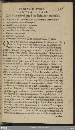 Regula XXXII. Non licet actori, quod reo licitum non existit