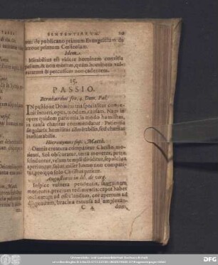 15. Passio.