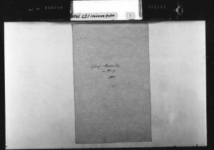 Comte N. N. Montcaloy, Paris, an Heinrich von Hennenhofer: Weiterleitung eines Briefes an Wilhelm Ludwig von Berstett.