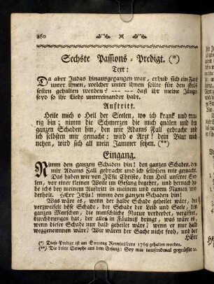 260-270, Sechste Passions-Predigt