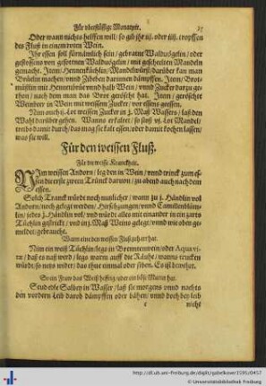 Für den weissen Fluß.