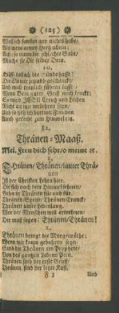 82. Thränen-Maaß